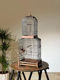 Antica Gabbia Uccelli stile Vittoriano Vintage