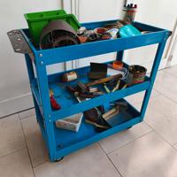 carrello porta attrezzi professionale come nuovo