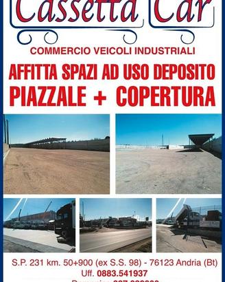 Loca 13 box coperti da 100 mt.quadri cadauno