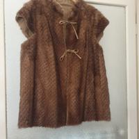 Gilet visone double face