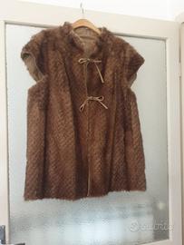 Gilet visone double face