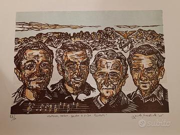 Xilografia di Guido Merzliak - rara