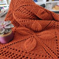 Coperta in lana matrimoniale fatta a mano