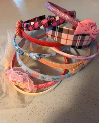 Lotto 10 cerchietti bambina – assortiti