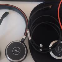 Cuffie professionali Jabra evolve 40 USB c + jack