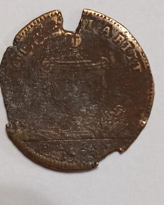 Gettone storico originale di Luigi XVI (fine '700)