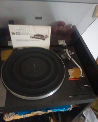Piatto Sansui manuale