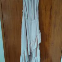 Vestito da donna rosa cipria Made in Italy