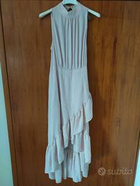 Vestito da donna rosa cipria Made in Italy