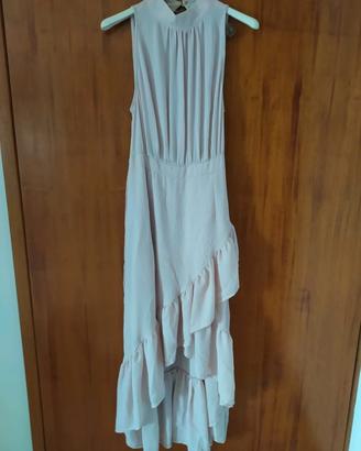 Vestito da donna rosa cipria Made in Italy