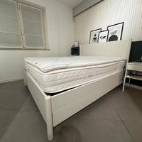 Letto ikea matrimoniale con cassetti e doghe