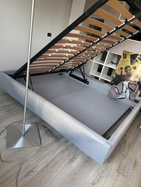 Letto contenitore con materassa ortopedica190x160