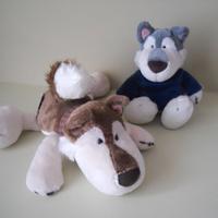 Peluche coppia Husky Jack & Jill di Nici, NUOVI!