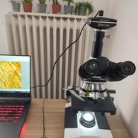 Bimicroscopio Trinoculare Murzider con Fotocamera
