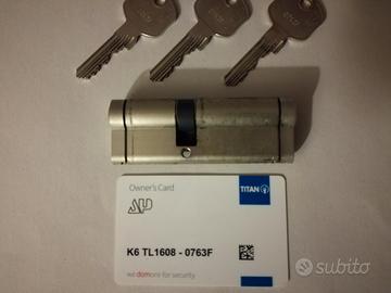 Serratura Titan doppio cilindro