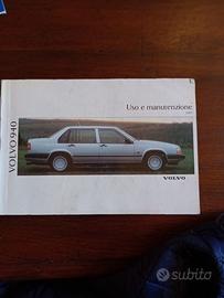 LIBRETTI USO MANUTENZIONE ORIGINALI PER VOLVO 940