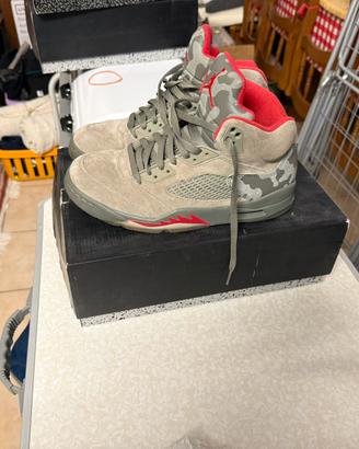 Air Jordan 5 Retro dark stucco/varsity red