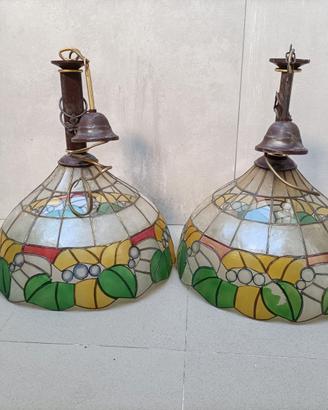 Lampadario vintage stile Tiffany