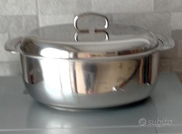 PENTOLA ovale acciaio inox 18/10