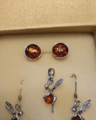 ORECCHINI a BOTTONE + PARURE ORECCHINI e CIONDOLO