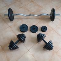 Bilancieri manubri pesi e tappetini