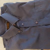 camicia a righe da uomo