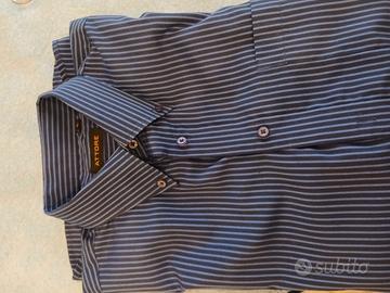 camicia a righe da uomo