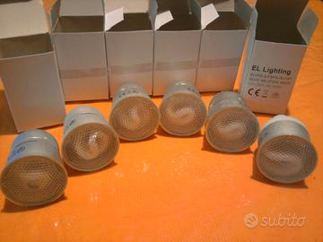 3 lampadine attacco GU10 NUOVE, MAI USATE