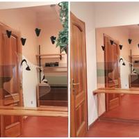 Specchio guardaroba appendiabiti