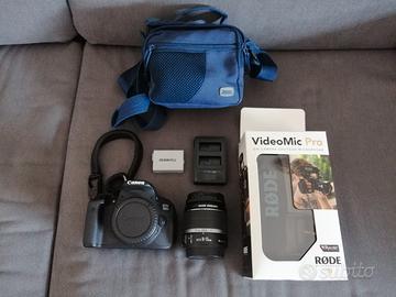 Canon EOS700D + microfono Rhode