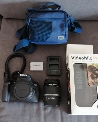 Canon EOS700D + microfono Rhode