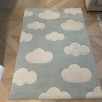 Tappeto bambini 200 x 140 cm tema nuvole