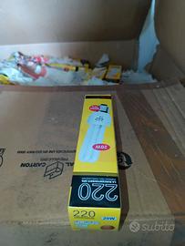Lotto lampadine fluorescenti compatte E27 