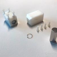 MAGNETE PERMANENTE NEODIMIO N52 Ø 20 x H 50 mm