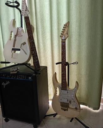 Ibanez jem 7v wh chitarra 2006 clone 2 chitarre