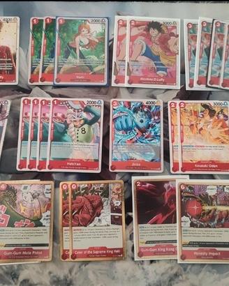 mazzo Rayleigh Rosso One piece tcg