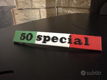 targhetta vespa 50 special