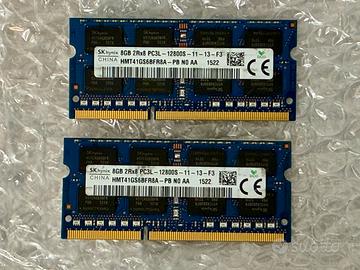 RAM SK hynix 2x8 GB DDR3L SO-DIMM PC3L-12800S