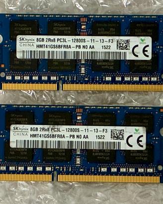RAM SK hynix 2x8 GB DDR3L SO-DIMM PC3L-12800S