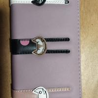 Portafoglio donna tema gatto