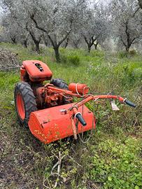 Motozappa pasquali con carrello