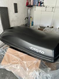 Box portatutto Farad Marlin Goffrato nero 400 L.