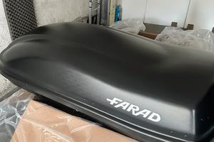 Box portatutto Farad Marlin Goffrato nero 400 L.