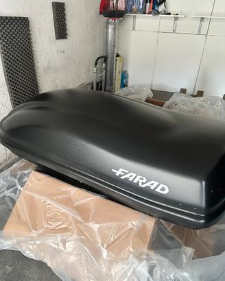 Box portatutto Farad Marlin Goffrato nero 400 L.