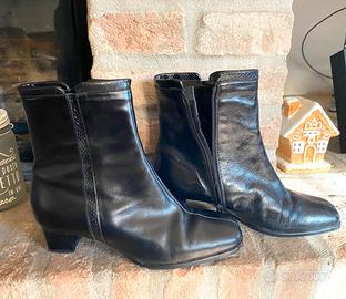 Stivaletti in vera pelle, made in Italy 39