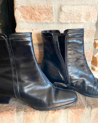 Stivaletti in vera pelle, made in Italy 39
