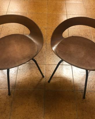 Coppia sedie vintage