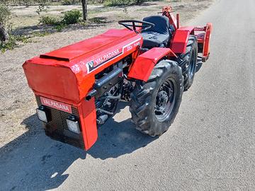 trattore valpadana sterzante con fresa maschio 125