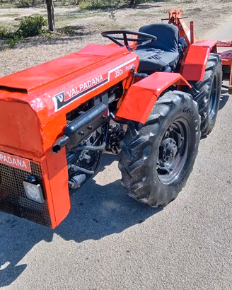 trattore valpadana sterzante con fresa maschio 125