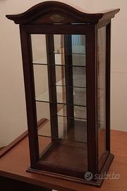  MOBILE VETRINETTA LEGNO E CRISTALLO
